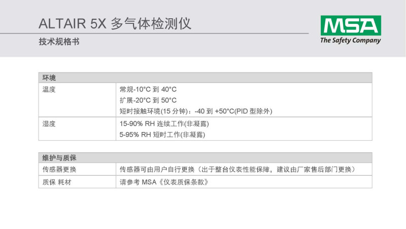 梅思安10125238天鷹5X多種氣體檢測儀圖18